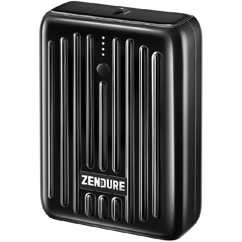 Compare ZENDURE SuperMini 20 Compact 10000mAh Powerbank with 20W PD, PD Fast Charging, 10000 mAh, Dual USB 1X USB1X USBC, Black at KSA Price