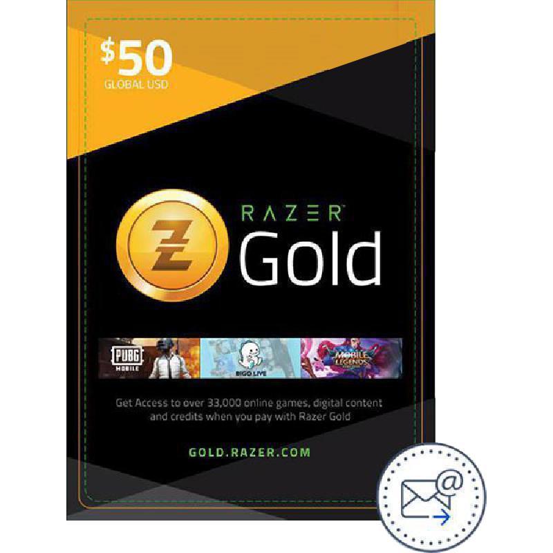 Compare Razer Gold 50 EVoucher Delivery by eMail, Digital Code KSA at KSA Price