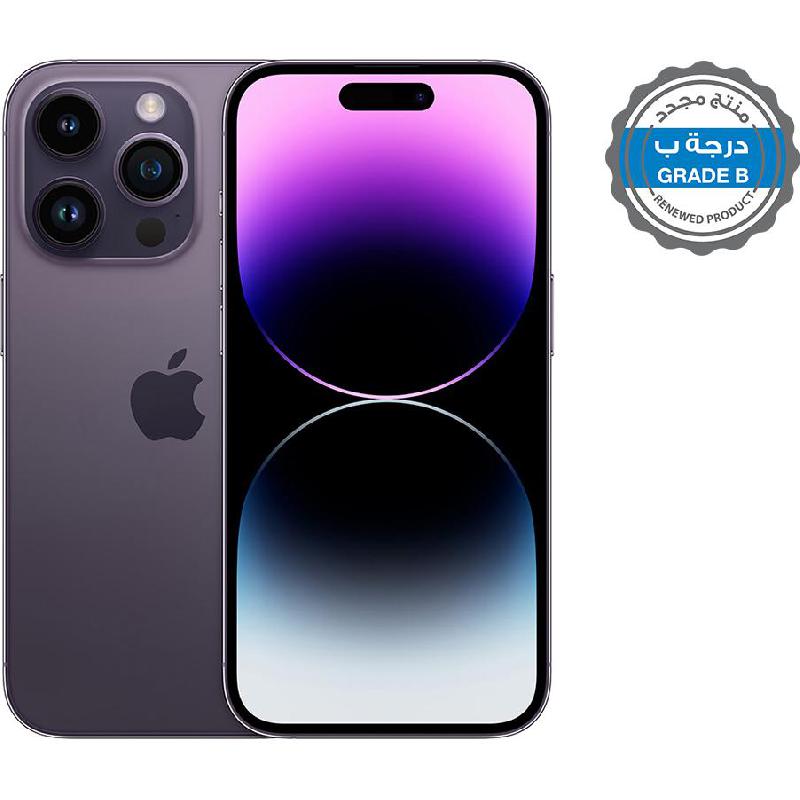 Compare Renewed Grade B Apple iPhone 14 Pro, 512 GB, Deep Purple, 5G at KSA Price