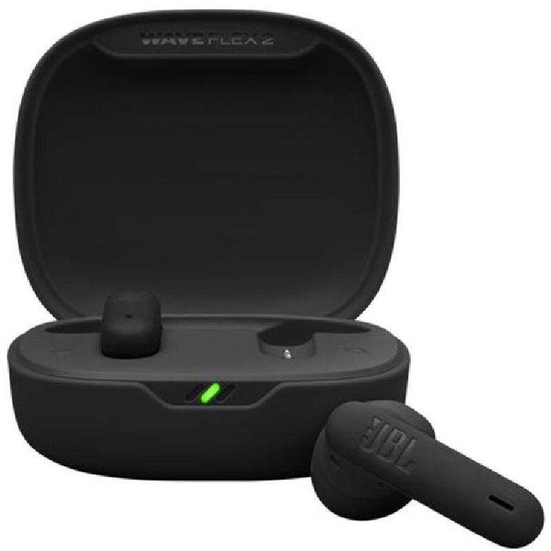Compare JBL Wave Flex 2 Earbuds, Bluetooth, USBC Charging, Builtin Microphone, Black at KSA Price