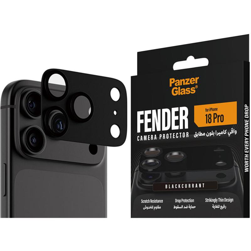 Compare PanzerGlass Fender ColorMatched Camera Protector Full Frame Smartphone Camera Accessory, for iPhone 18 Pro, Black Currant at KSA Price