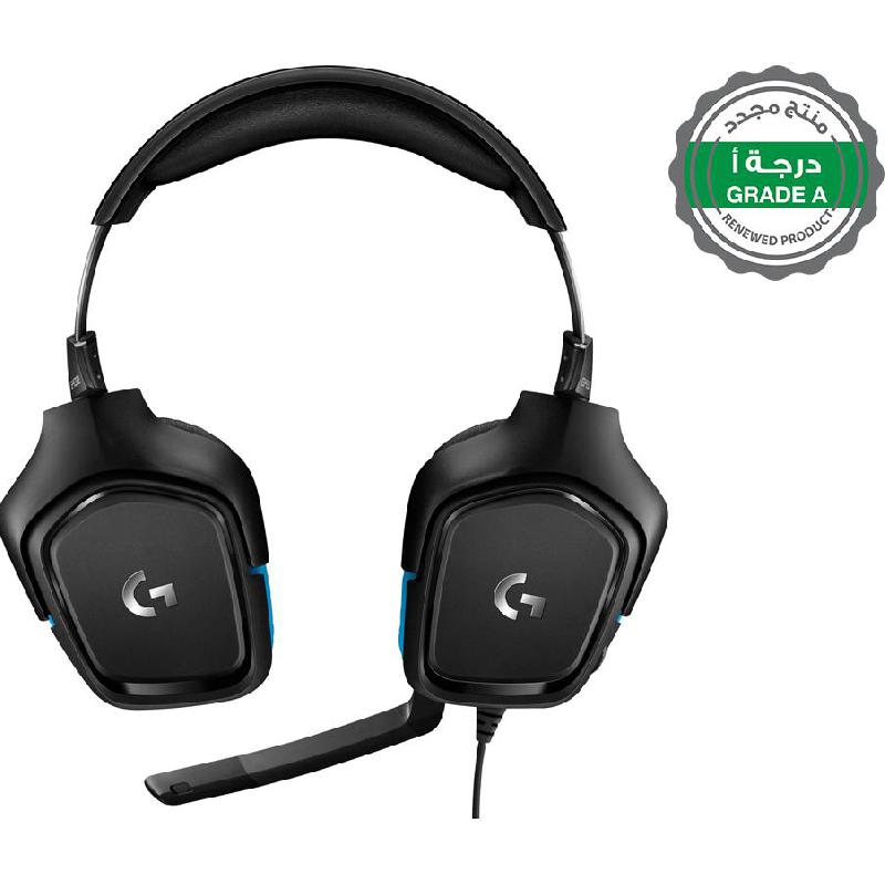 Compare Renewed Grade A Logitech G432 Gaming Headset, Noise Cancelling Microphone, Wired, USB, Cardioid  Unidirectional Microphone, Black at KSA Price