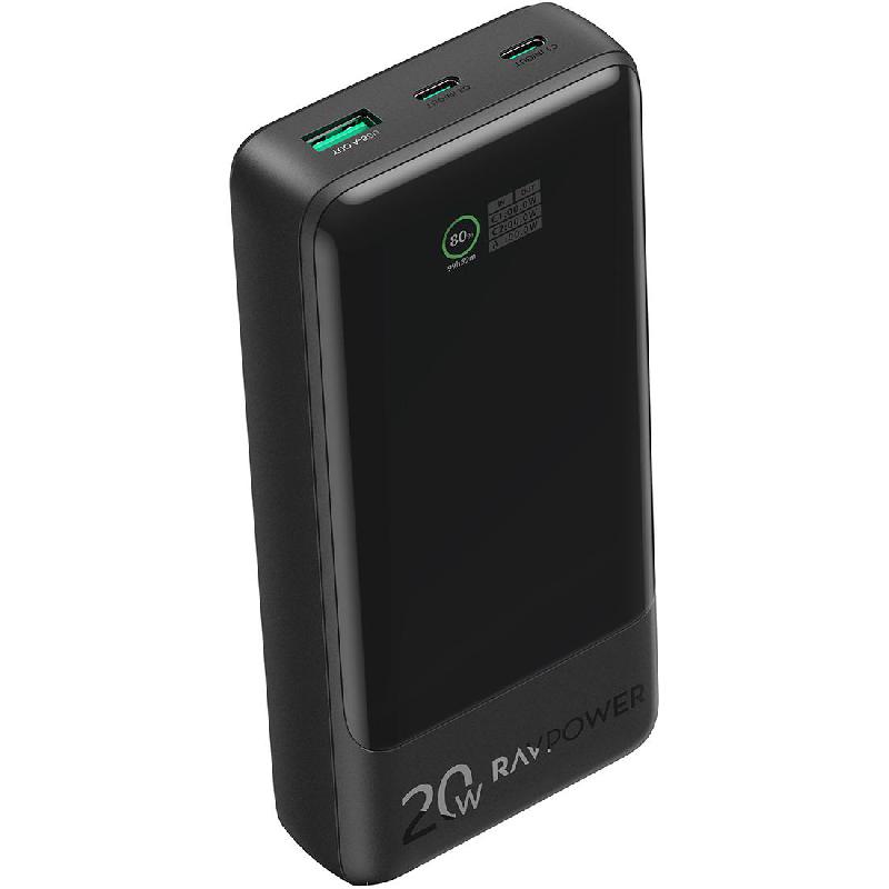RAVPower PD Pioneer 20000 mAh 20W PD 3-Port…