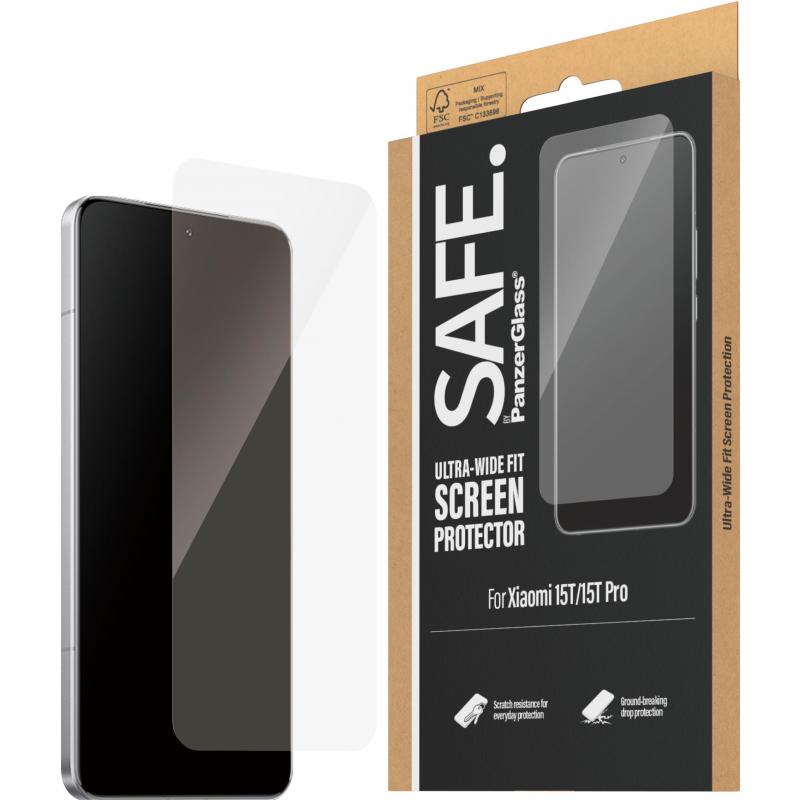 PanzerGlass SAFE Case Friendly Smartphone Screen Protector,…