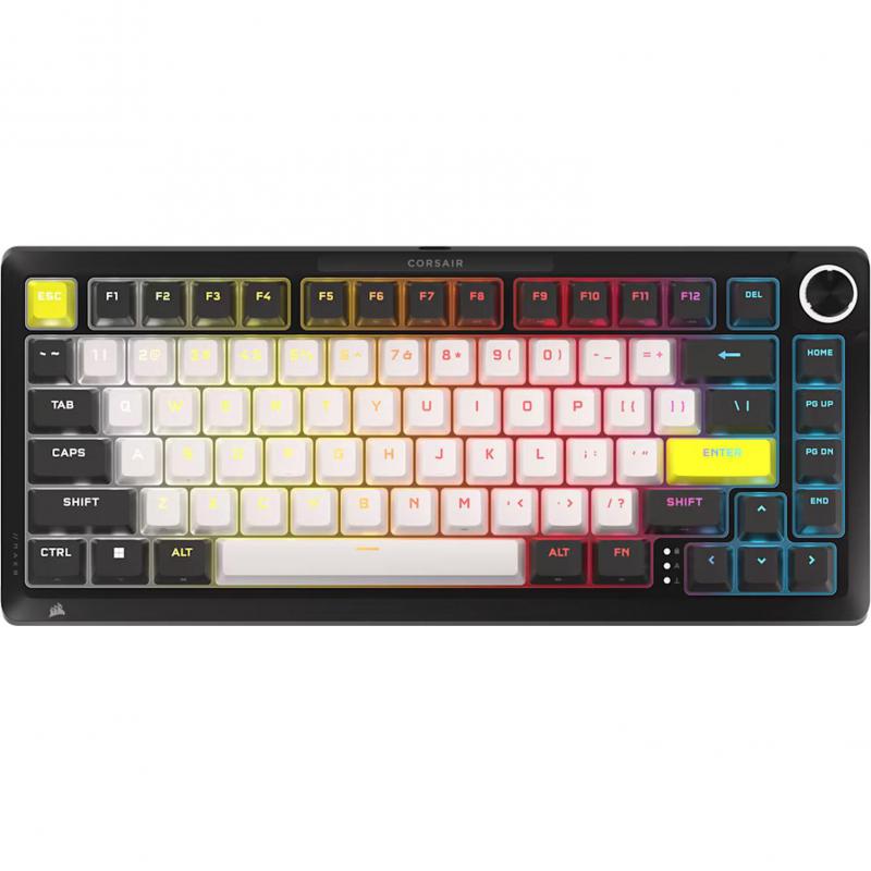 Compare CORSAIR Makr Pro 75% DIY MGX V2 Gaming Keyboard, Wired, for LaptopDesktop ComputerGaming Desktop ComputerCPU Windows OS, Black at KSA Price