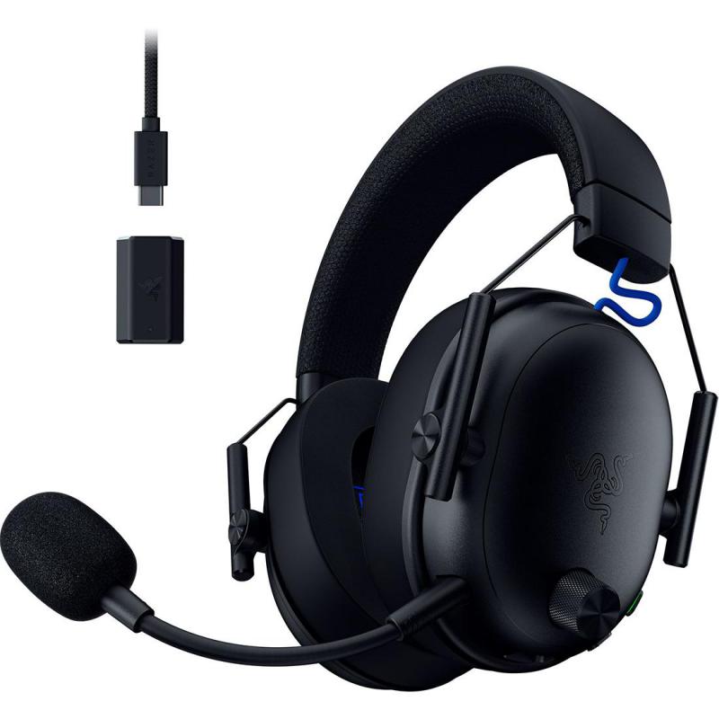 Compare Razer BlackShark V3 Gaming Headset, Passive Noise Isolation, BluetoothWireless, USB, Detachable Microphone, Black at KSA Price
