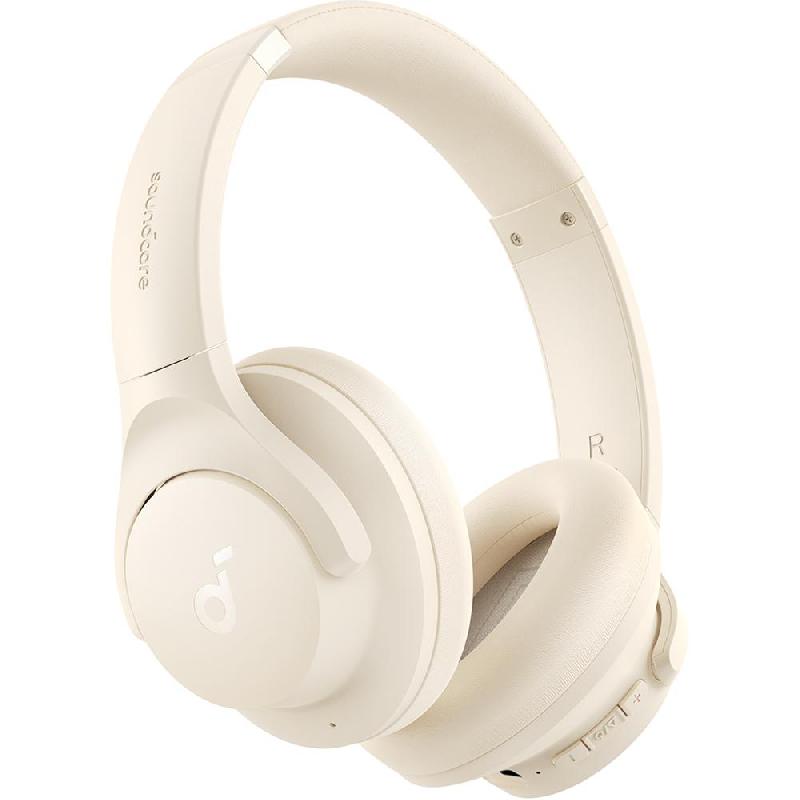 Compare Anker Soundcore Q20i OverEar Headphones, Hybrid Active Noise Cancelling, Bluetooth, USB Charging, Builtin Microphone, White at KSA Price