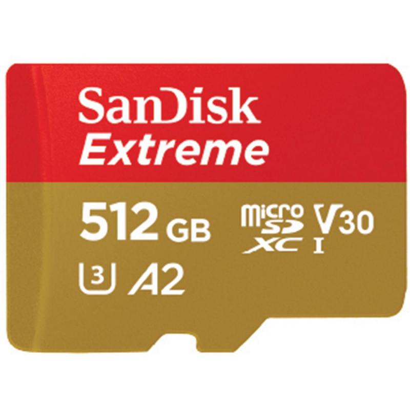 Compare SanDisk Extreme MicroSDXC, 512 GB, Class 10: Max 190 Mbps Speed Performance at KSA Price