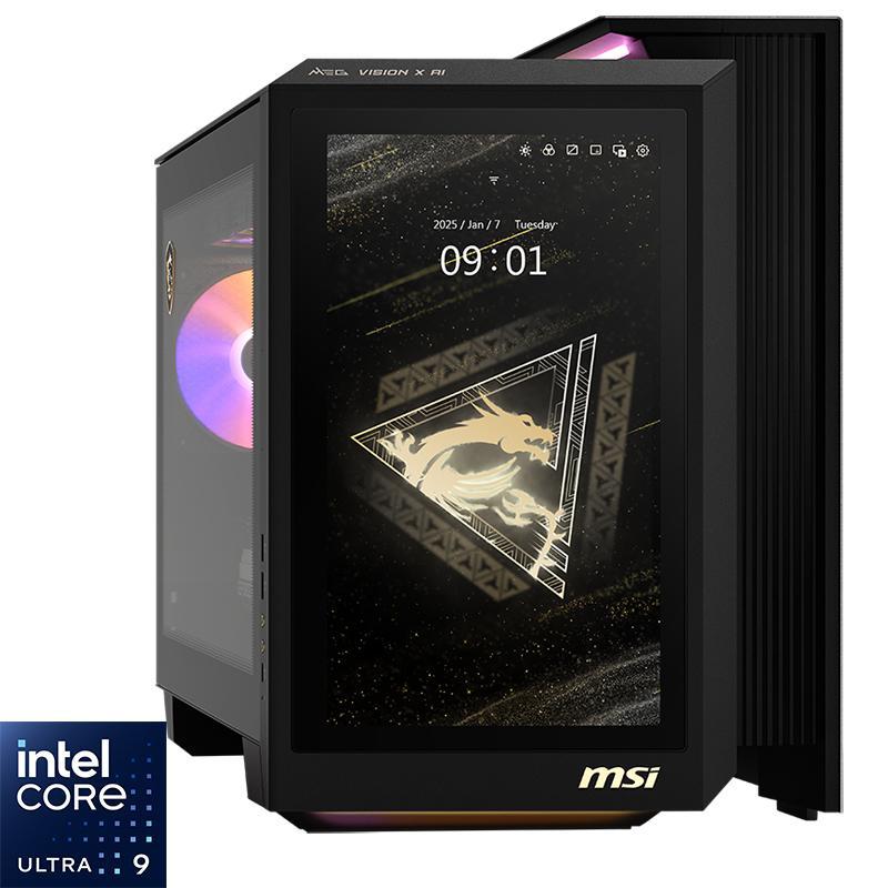 Compare MSI Vision X AI Gaming CPU, AI, Intel Core Ultra 9 285K, 128 GB RAM, NVIDIA GeForce RTX 5090 32 GB, 2 TB SSD2 TB HDD at KSA Price