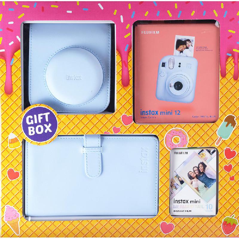 Compare Fuji Instax mini 12 Instant Film Camera Bundle Kit, Pastel Blue at KSA Price