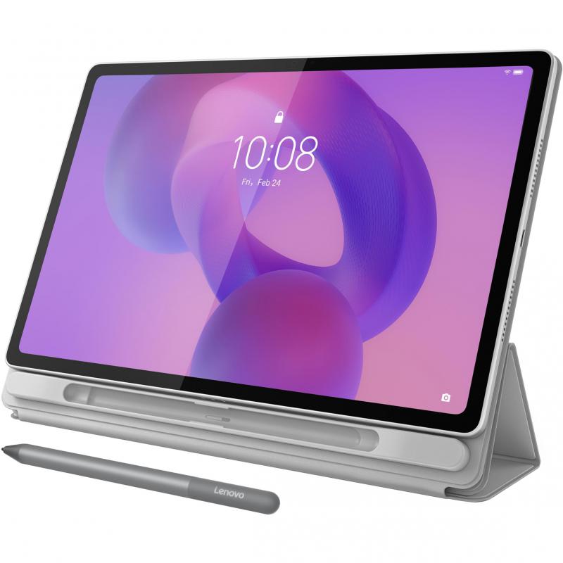 Compare Lenovo Idea Tab Plus Tablet  WiFi with Case Cover and Stylus 2025, 12.1, 256 GB, Cloud Grey, 8core CPU at KSA Price