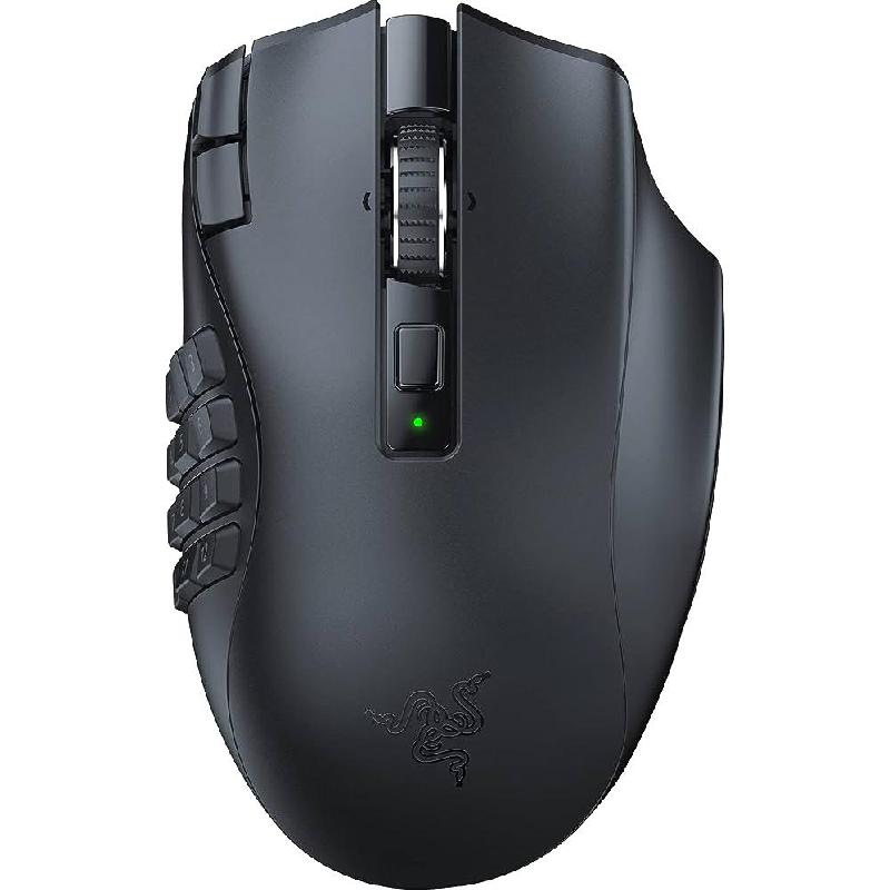 Compare Razer Naga V2 HyperSpeed Gaming Mouse, Wireless 2.4 GHz RF, Optical, 30000 Dpi, Black at KSA Price