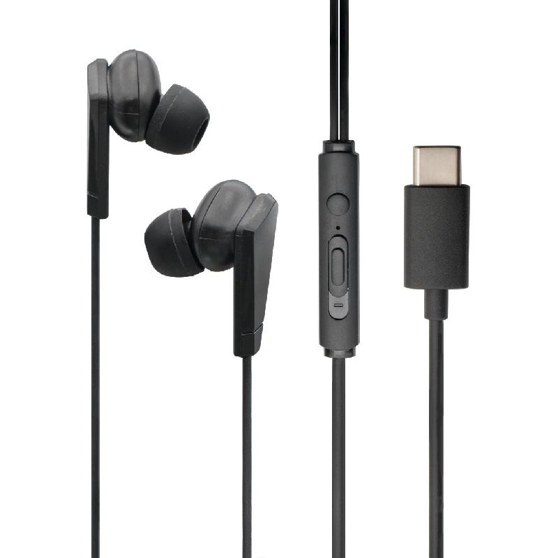 Compare Techpick Earphones, Wired, USBC, Builtin Microphone, Black at KSA Price