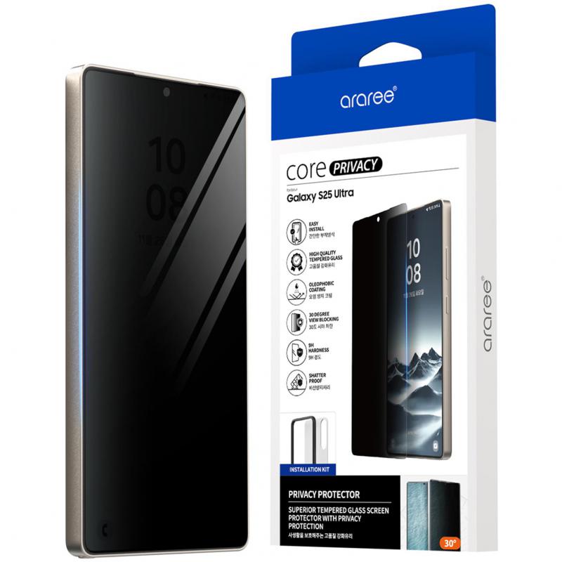 Araree Core Privacy Smartphone Screen Protector, for…