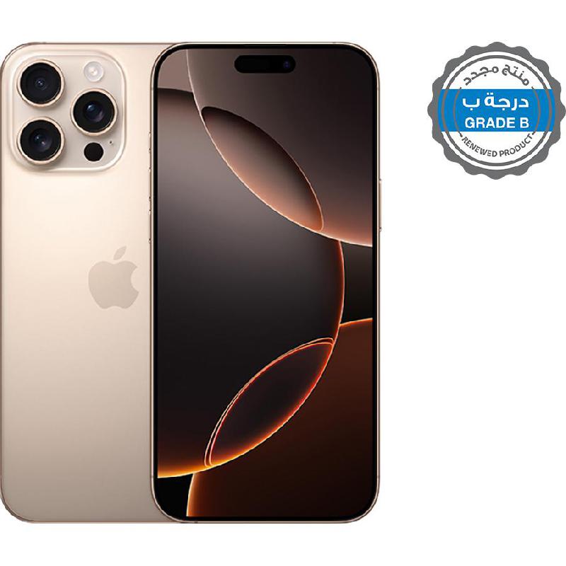 Compare Renewed Grade B Apple iPhone 16 Pro Max, 1 TB, Desert Titanium, 5G at KSA Price