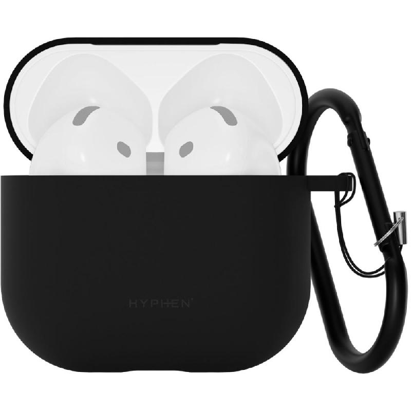 Compare HYPHEN Silicone Earbuds Case, for Apple AirPods 4, Black at KSA Price