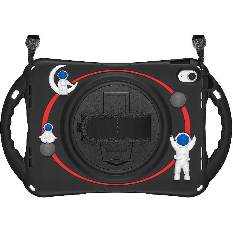 Compare Kadasic Astron Strap Back Cover Tablet Case for Kids, for iPad 10.9 10th Gen, Black at KSA Price