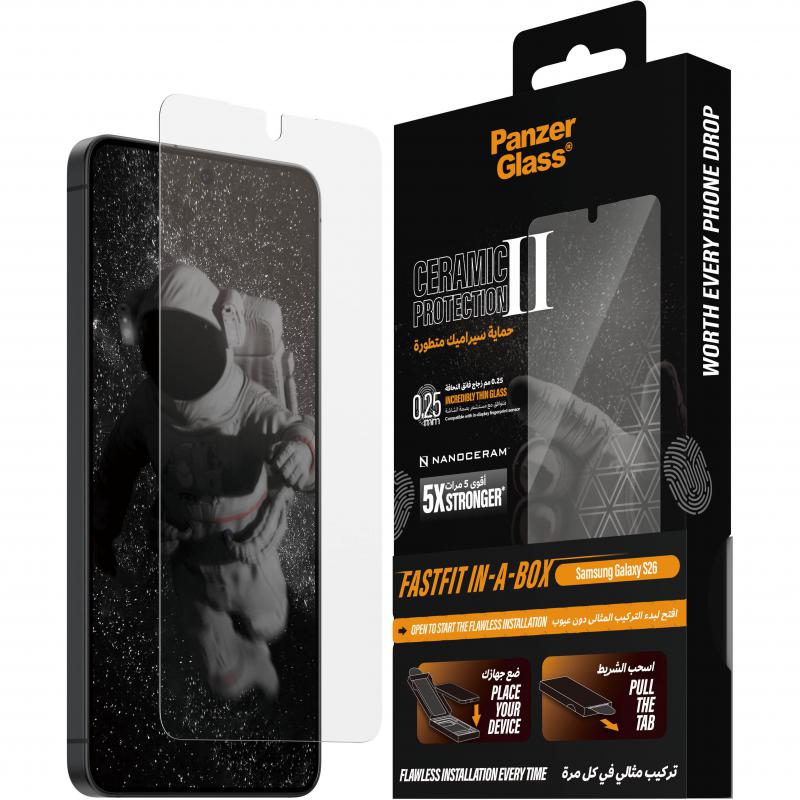 PanzerGlass Ultra-Wide Fit FASTFIT IN-A-BOX Ceramic…