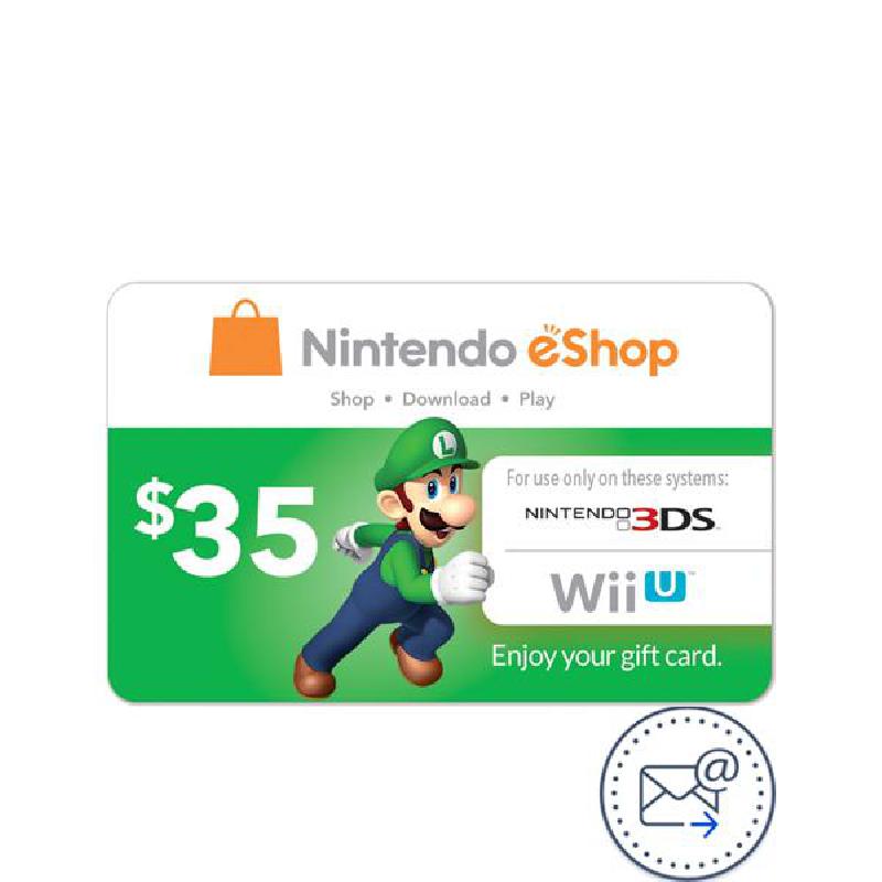 Compare Nintendo 35 eShop Payment and Recharge Card Delivery by eMail, Digital Code USA at KSA Price