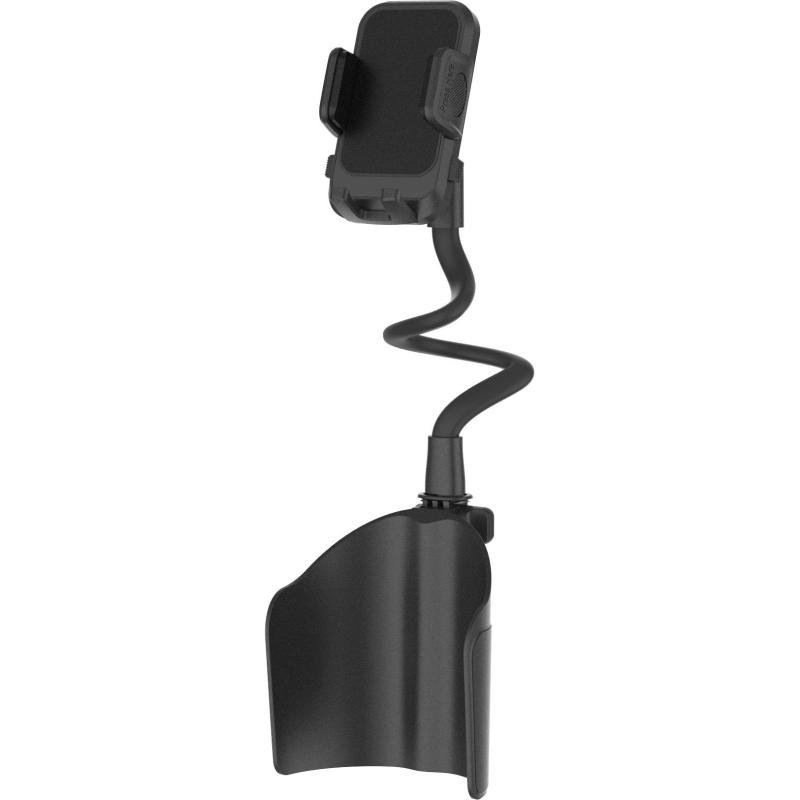 Compare Techpick 2 in 1 Cup Holder Phone Mount Smartphone Car Accessory, Universal, for Most Devices, Black at KSA Price
