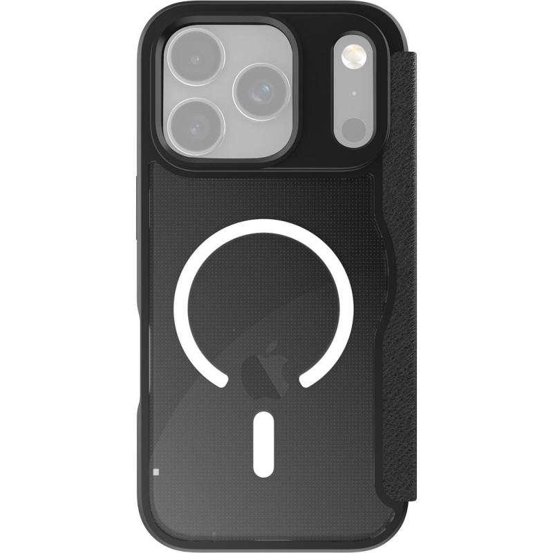 Compare Raptic AirFolio Flip Cover Mobile Case with MagSafe, for iPhone 17 Pro Max, Black at KSA Price
