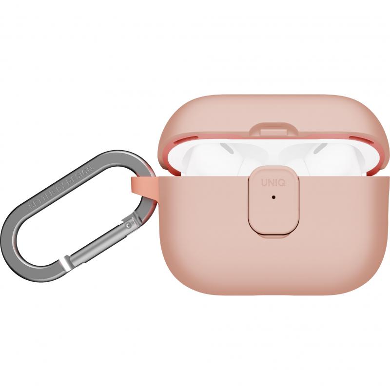 Compare Uniq Clyde Earbuds Case, for Apple AirPods Pro 3, Light PinkCrepe Pink at KSA Price