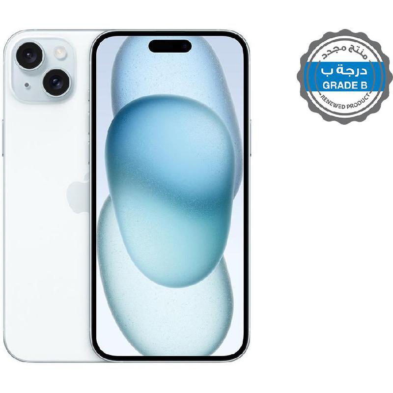 Compare Renewed Grade B Apple iPhone 15 Plus, 256 GB, Blue, 5G at KSA Price
