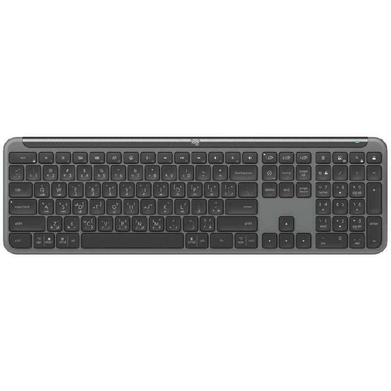 Compare Logitech Signature Slim K950 Keyboard, BluetoothWireless 2.4 GHz RF, for LaptopPC Desktop ComputerCPU, Graphite at KSA Price