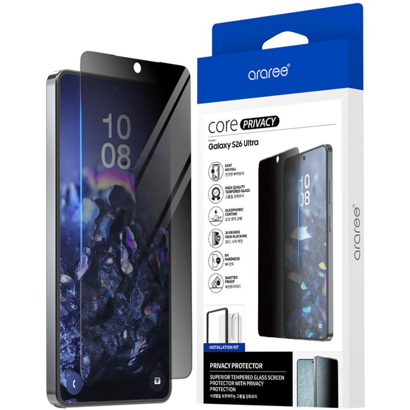 Araree Core Privacy Smartphone Screen Protector, for…