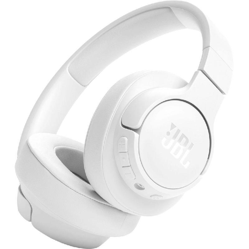 Compare JBL Tune 720BT OnEar Headphones, Bluetooth, USB Charging, Builtin Microphone, White at KSA Price