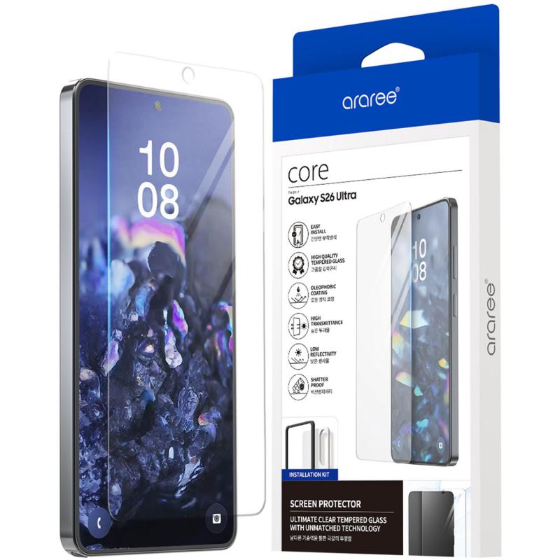 Araree Core Smartphone Screen Protector, for Samsung…
