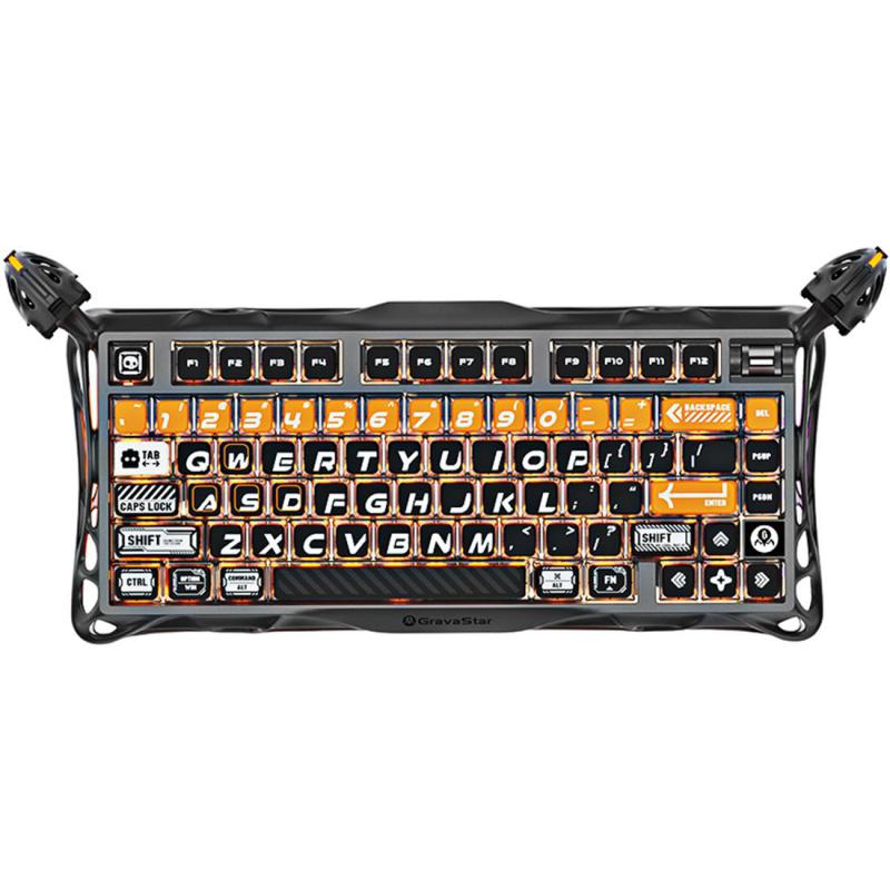 Gravastar Mercury K1 Pro 75% Gaming Keyboard,…