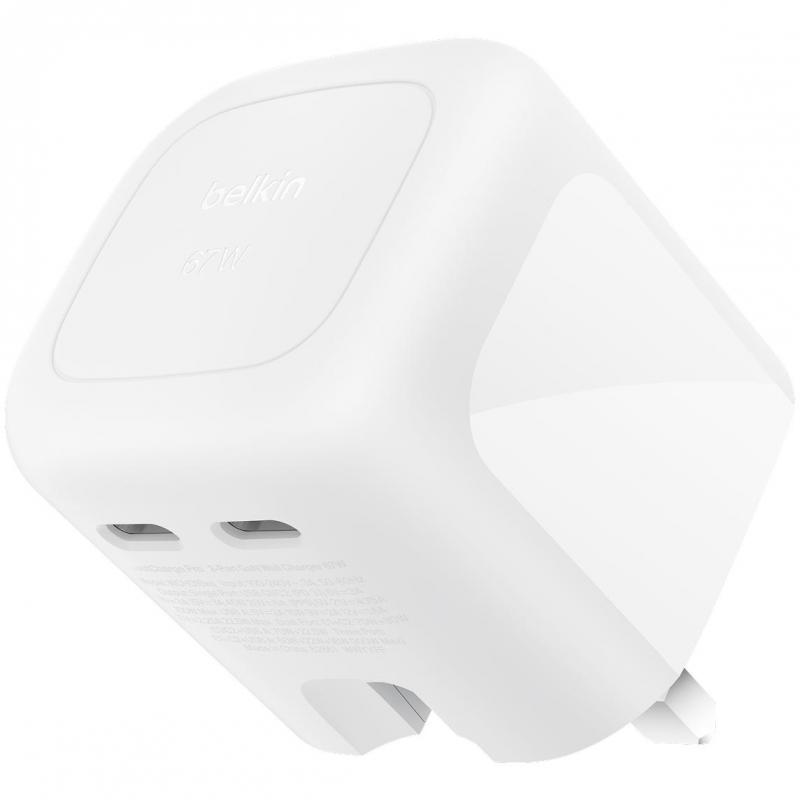 Belkin BoostCharge Pro Dual USB-C GaN Wall Charger…