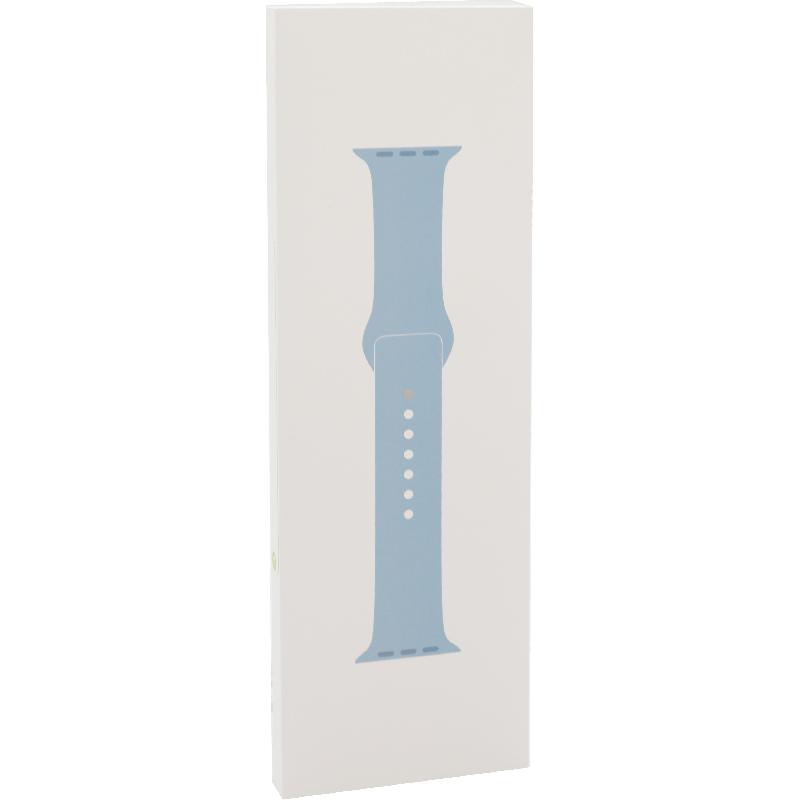 Compare Apple Sport Band Wrist Strap, for Apple Watch Ultra 2Watch Series 10 46Watch Series 9 45Watch SE 44, Fluoroelastomer, MediumLarge Band Size, Light Blue at KSA Price