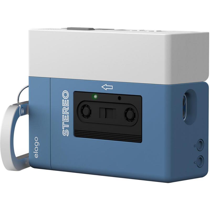 Compare Elago Cassette Player Hang Earbuds Case, for Apple AirPods Pro 3, Blue at KSA Price