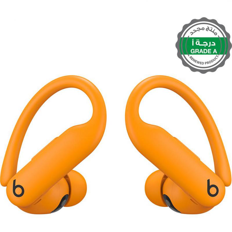 Compare Renewed Grade A Beats Powerbeats Pro 2 Earbuds, Active Noise Cancelling, Bluetooth, USB Charging, Builtin Microphone, Orange at KSA Price
