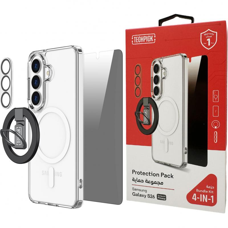 Techpick 4-in-1 Protection Pack MagSafe Case +…