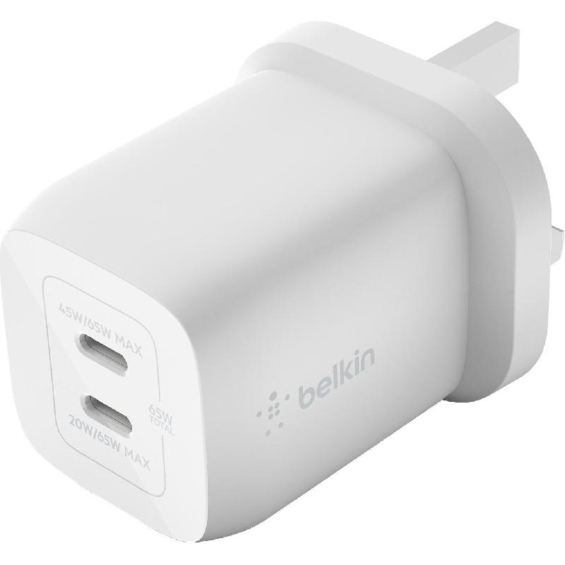 Belkin BoostCharge Pro Dual USB-C GaN Wall Charger…