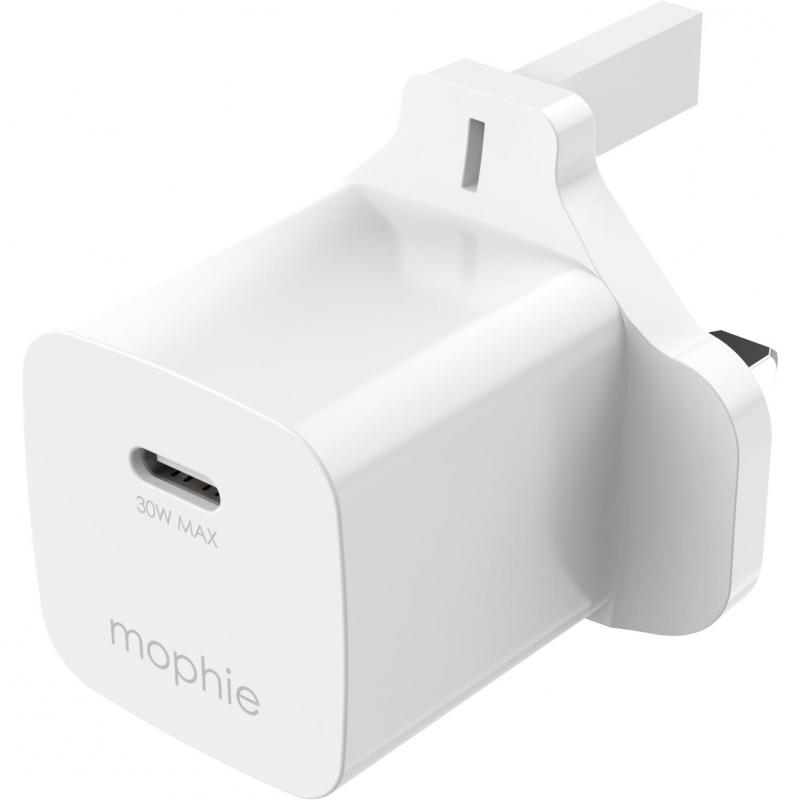 Compare Mophie Essentials 30W USBC GaN, Fast Battery Charging, 30 Watts, Single USBC, White at KSA Price
