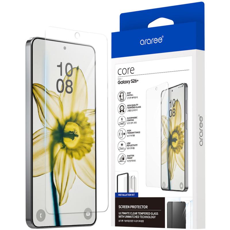 Compare Araree Core Smartphone Screen Protector, for Samsung Galaxy S26+, Tempered Glass at KSA Price
