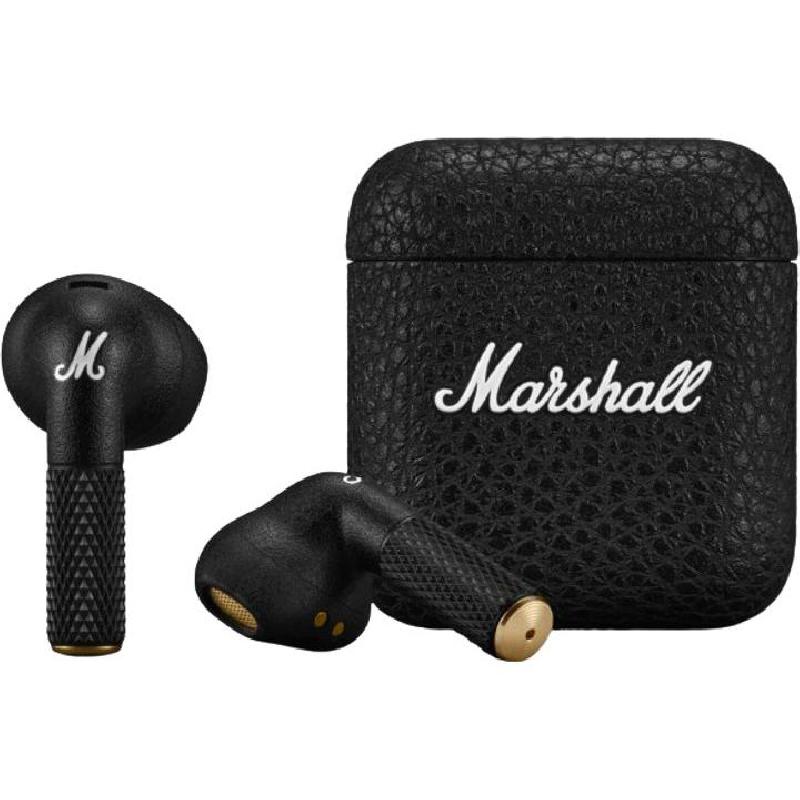 Compare Marshall Minor IV Earbuds, Bluetooth, USB Charging, Builtin Microphone, Black at KSA Price