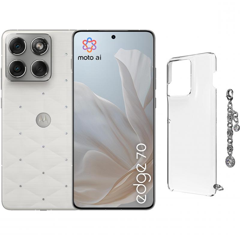 Compare Motorola edge 70 Swarovski, 512 GB, 12 GB RAM, Cloud White, 5G, Snapdragon 7 Gen4 at KSA Price