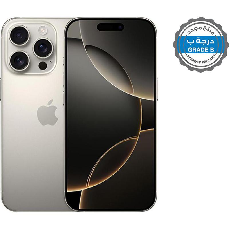 Compare Renewed Grade B Apple iPhone 16 Pro, 1 TB, Natural Titanium, 5G at KSA Price