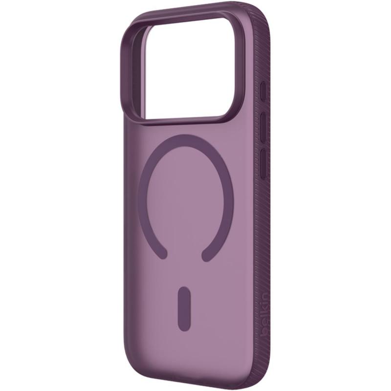 Compare Belkin SheerForce Grip Back Cover Mobile Case with MagSafe, for iPhone 18 Pro MaxiPhone 17 Pro Max, Burgundy at KSA Price