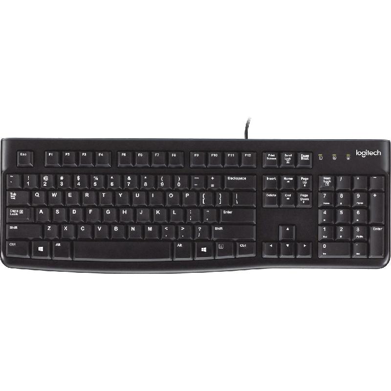 Logitech K120 Keyboard, Wired, for Laptop/Desktop…
