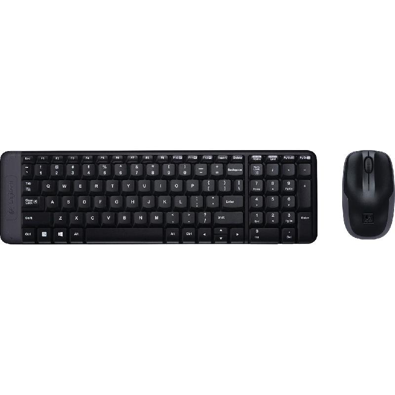 Logitech MK220 Wireless Combo (Arabic) Desktop (Keyboard…
