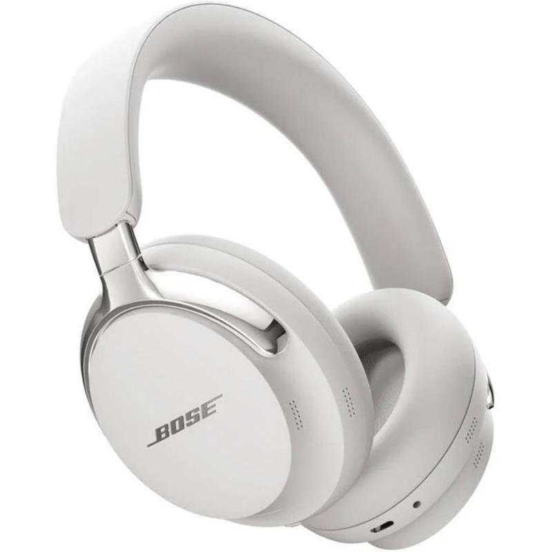 Compare Bose QuietComfort Ultra 2nd Gen OverEar Headphones, Noise Cancelling, Bluetooth, Builtin Microphone, White at KSA Price
