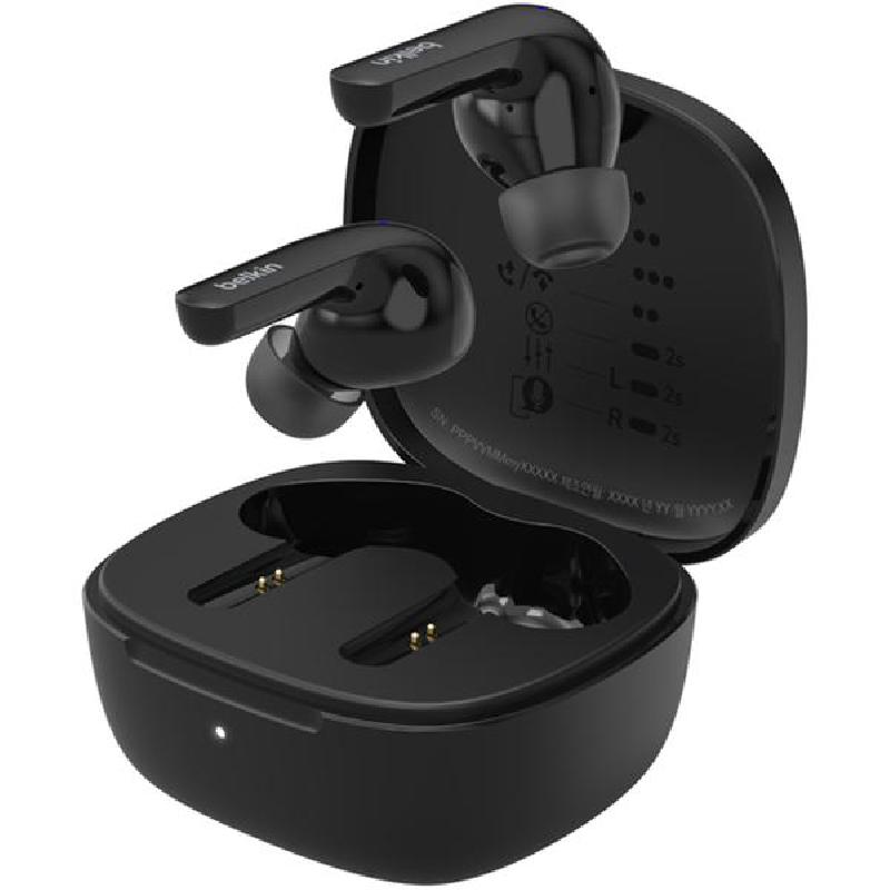 Belkin SoundForm Motion Earbuds, Bluetooth, USB-C,…