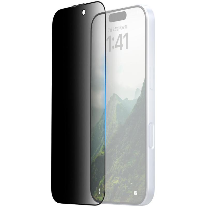 Compare Araree Core Privacy 9H Hardness Tempered Glass Smartphone Screen Protector, for iPhone 17, Round Edge at KSA Price