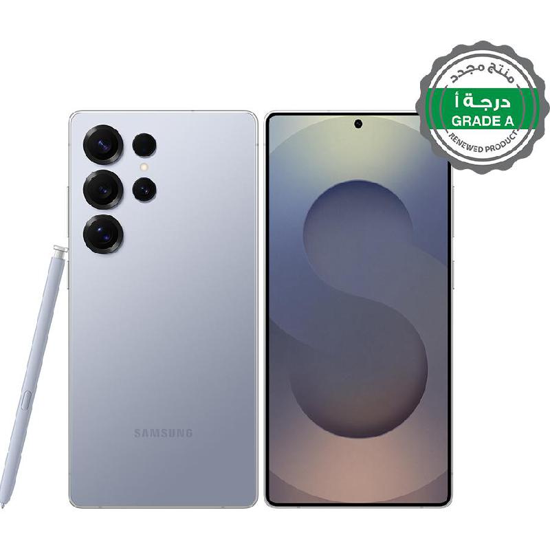 Compare Renewed Grade A Samsung Galaxy S25 Ultra, 512 GB, Titanium Silver Blue, 5G at KSA Price